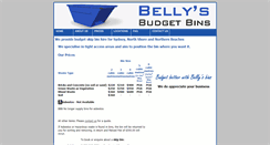 Desktop Screenshot of bellysbudgetbins.com.au